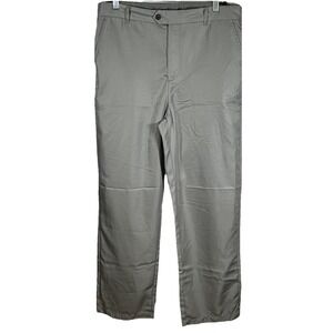 Tourmax Golf Pants Mens 32x30  Gray Flat Front Stretch Classic Fit Casual Wear